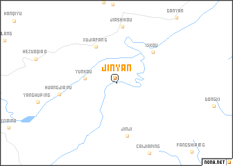 map of Jinyan