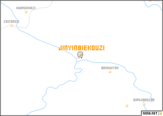 map of Jinyinbiekouzi