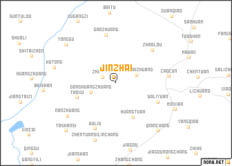map of Jinzhai