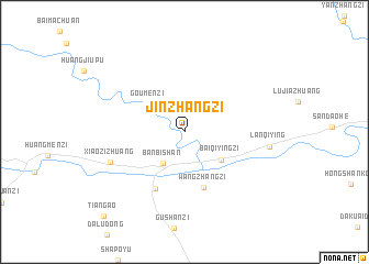 map of Jinzhangzi