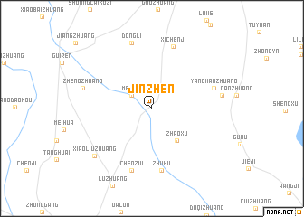 map of Jinzhen