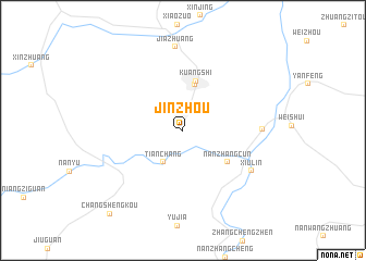 map of Jinzhou