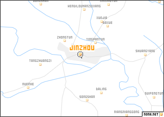 map of Jinzhou