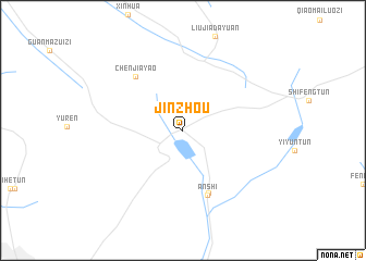 map of Jinzhou