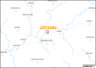 map of Jinzhubu