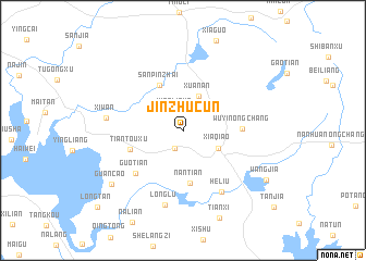 map of Jinzhucun