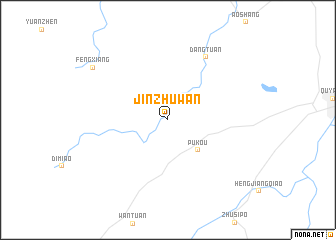 map of Jinzhuwan