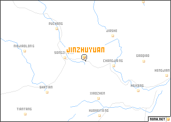 map of Jinzhuyuan