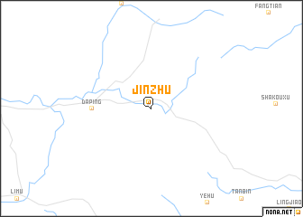 map of Jinzhu