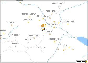 map of Jīn