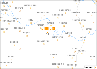 map of Jiongxi