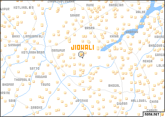 map of Jiowāli