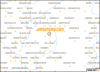 map of Jipsinghuizen