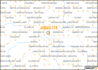 map of Jiquilite