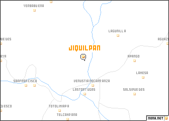 map of Jiquilpan