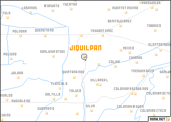 map of Jiquilpan