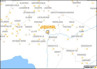 map of Jiquimal