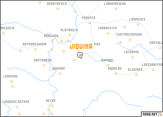 map of Jíquima