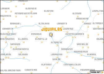 map of Jiquipilas