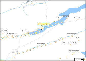 map of Jiquiri