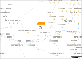 map of Jiquí