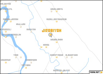 map of Jirābīyah