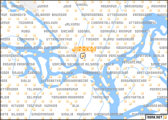 map of Jirākdi