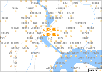 map of Jirawde