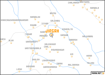 map of Jīrgāh