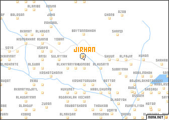 map of Jirhān