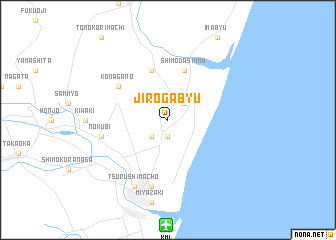 map of Jirogabyū