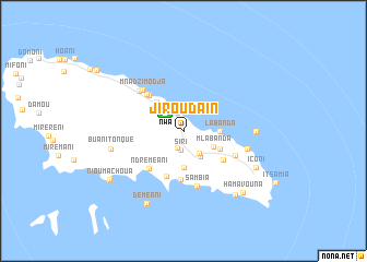 map of Jiroudain