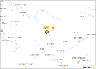 map of Jīrrūd