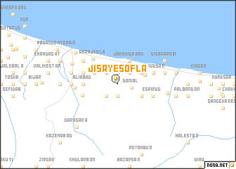 map of Jīsā-ye Soflá
