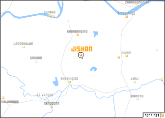 map of Jishan