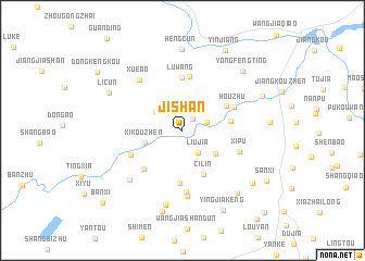 map of Jishan