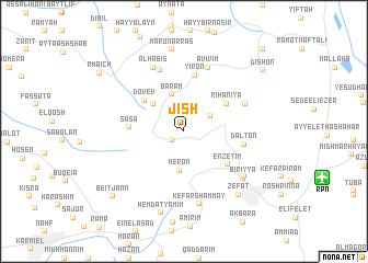 map of Jīsh