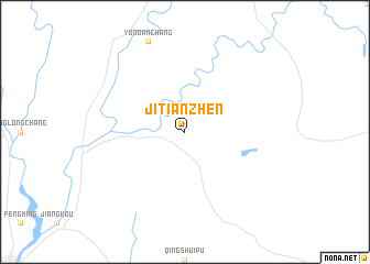 map of Jitianzhen