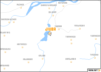 map of Jiuba