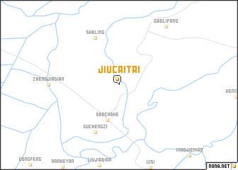 map of Jiucaitai