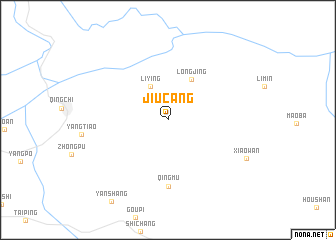 map of Jiucang