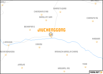 map of Jiuchenggong