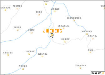 map of Jiucheng