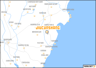 map of Jiucunshang