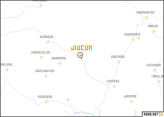 map of Jiucun