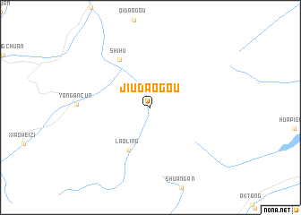 map of Jiudaogou