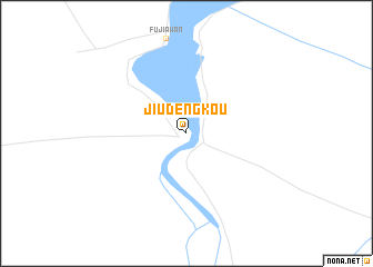 map of Jiudengkou