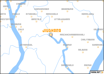 map of Jiudhara