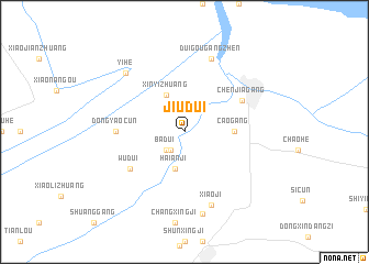 map of Jiudui