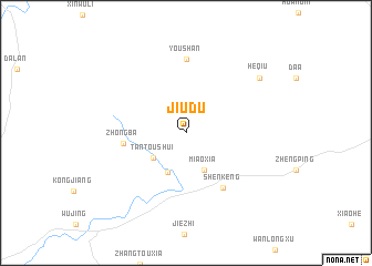 map of Jiudu